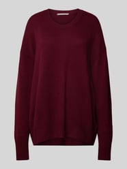 Gebreide pullover van kasjmier met ronde hals van (The Mercer) N.Y. Bordeaux - 34