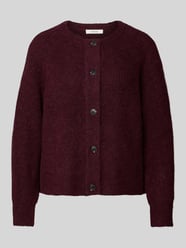 Kurtka o kroju regular fit z dzianiny z mieszanki wełny z dodatkiem wełny z alpaki model ‘LULU’ od Selected Femme - 11