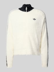 Bluza rozpinana ze sztucznego futra od adidas Originals - 1