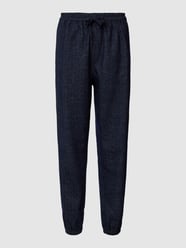 Stoffhose mit elastischem Bund von Polo Ralph Lauren Blau - 42