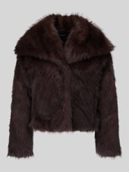 Relaxed Fit Webpelzjacke Cropped Modell 'DAWN LIFE' von ONLY - 21