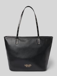 Tote Bag mit Logo-Applikation Modell 'Evrim' von Liu Jo White - 26