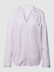 Góra od piżamy ze wzorem w paski model ‘Everyday’ od s.Oliver RED LABEL Czerwony - 24