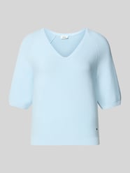 sweter z dzianiny o kroju regular fit z mieszanki bawełny od s.Oliver RED LABEL - 2