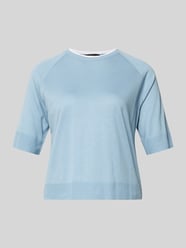 t-shirt z raglanowymi rękawami i rękawem o dł. 1/2 od windsor. - 38