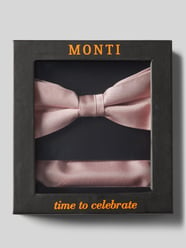 Fliege und Einstecktuch im Set mit Webmuster von Monti Rosa - 28