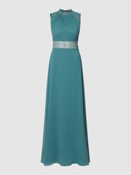 Abendkleid mit Lochstickereien von V.M. Blau - 7