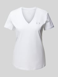 T-shirt met V-hals van ARMANI EXCHANGE - 24