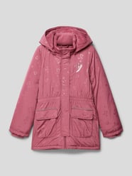 Jacke mit Allover-Motiv-Print von s.Oliver RED LABEL Pink - 42