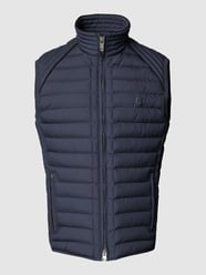 Steppweste mit Stehkragen Modell 'MOLECULE' von Wellensteyn Blau / Türkis - 3