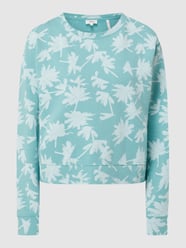Sweatshirt met palmbomenprints  van s.Oliver RED LABEL Mint - 31