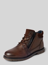 Boots aus Leder-Textil-Mix mit Reißverschluss Modell 'Mate' von bugatti - 39