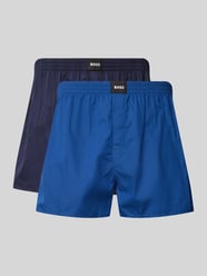 Boxershorts mit Label-Patch im 2er-Pack von BOSS Blau - 21