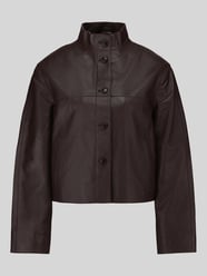 Regular Fit Lederjacke aus reinem Lammnappa von Jake*s Casual - 8