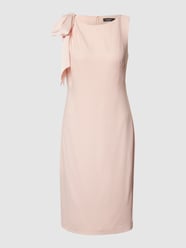 Cocktailkleid mit Schleifen-Applikation von Lauren Ralph Lauren Pink - 40