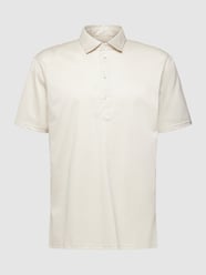 Polohemd mit kurzer Knopfleiste Modell 'JERSEY MERCER' von Stylebop Grau - 32