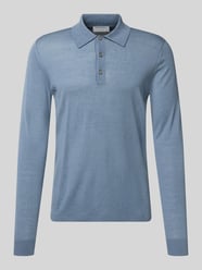 Slim fit Poloshirt van pure wol Model 'Eross' van Tiger of Sweden - 7