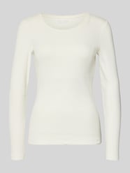 Slim Fit Longsleeve mit Spitzenbesatz von Christian Berg Woman - 25