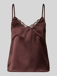 krój regular fit top na ramiączkach z obszyciem koronką model 'RAYA' od ONLY - 40