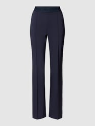 Broek met elastische band met logo, model 'AVA' van Cambio Blauw / turquoise - 44