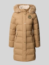 płaszcz pikowany o kroju regular fit z odpinanym kapturem od Lauren Ralph Lauren - 11