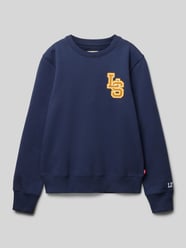 Sweatshirt mit Label-Stitching von Levi’s® Kids Blau - 17