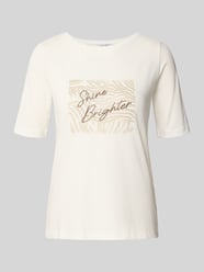 T-Shirt mit Label-Detail von More & More - 42