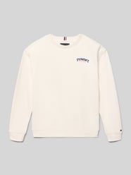 Regular Fit Sweatjacke aus Baumwoll-Mix von Tommy Hilfiger Teens - 38