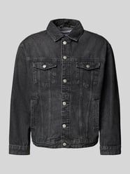 Jeansjack met strookzakken van REVIEW - 1