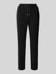 Sweatpants met galonstrepen en siersteentjes van LIU JO SPORT - 48