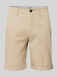 Regular fit korte chino met riemlussen, model 'DAVE' van Jack & Jones - 5