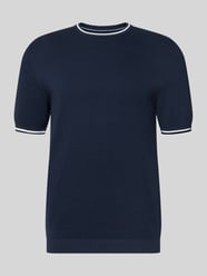 Regular Fit T-Shirt in Strick-Optik von Christian Berg Men - 15
