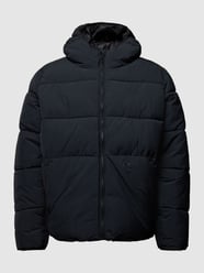 Steppjacke mit Label-Schriftzug von CHAMPION Schwarz - 16