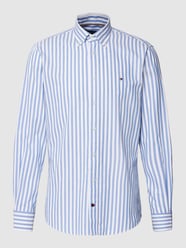Business-Hemd mit Streifenmuster Modell 'ROYAL' von Tommy Hilfiger Blau - 19