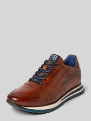 Leder Sneaker mit Label-Detail Modell 'Philip' von bugatti - 20