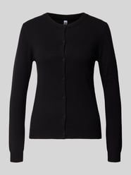 Kardigan rozpinany o kroju slim fit z mieszanka wiskozy Model 'NORA' od PIECES - 22
