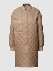 Steppmantel mit Stehkragen von Marc O'Polo Beige - 27