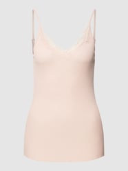 Top met kant, model 'Maya' van Saint Tropez Roze - 17