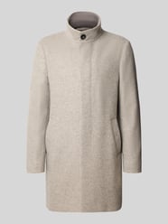 Regular Fit Mantel aus Baumwoll-Mix mit Kaschmir-Anteil von ROY ROBSON Beige - 12