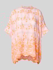 Oversized Hemdbluse aus Baumwoll-Mix Modell 'HACRAMENTO' von Essentiel Antwerp Pink - 18