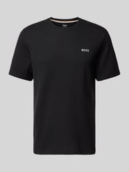 T-Shirt mit Label-Stitching von BOSS Schwarz - 26