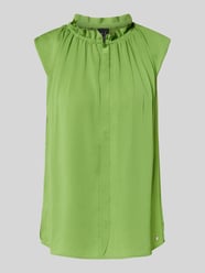 Blousetop met opstaande kraag en kapmouwen van Marc Cain - 28