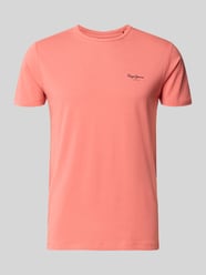 t-shirt o kroju slim fit z mieszanki bawełny model 'ORIGINAL BASIC 3N' od Pepe Jeans - 22