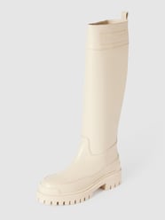 Lederstiefel mit Label-Details von Marc Cain Bags & Shoes Weiß - 46