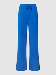 Sweatpants met contraststrepen, model 'SAFINE' van TheJoggConcept Blauw / turquoise - 42