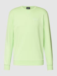 Sweatshirt mit Label-Applikation von EA7 Emporio Armani Grün - 44