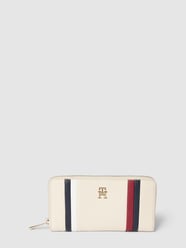 Portfel z detalami z logo od Tommy Hilfiger Beżowy - 26