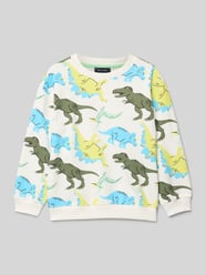 Sweatshirt mit gerippten Abschlüssen von Blue Seven - 4