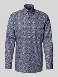 Modern fit vrijetijdsoverhemd met kentkraag van OLYMP - 30