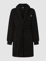 Bademantel aus Teddyfell von DKNY Schwarz - 17